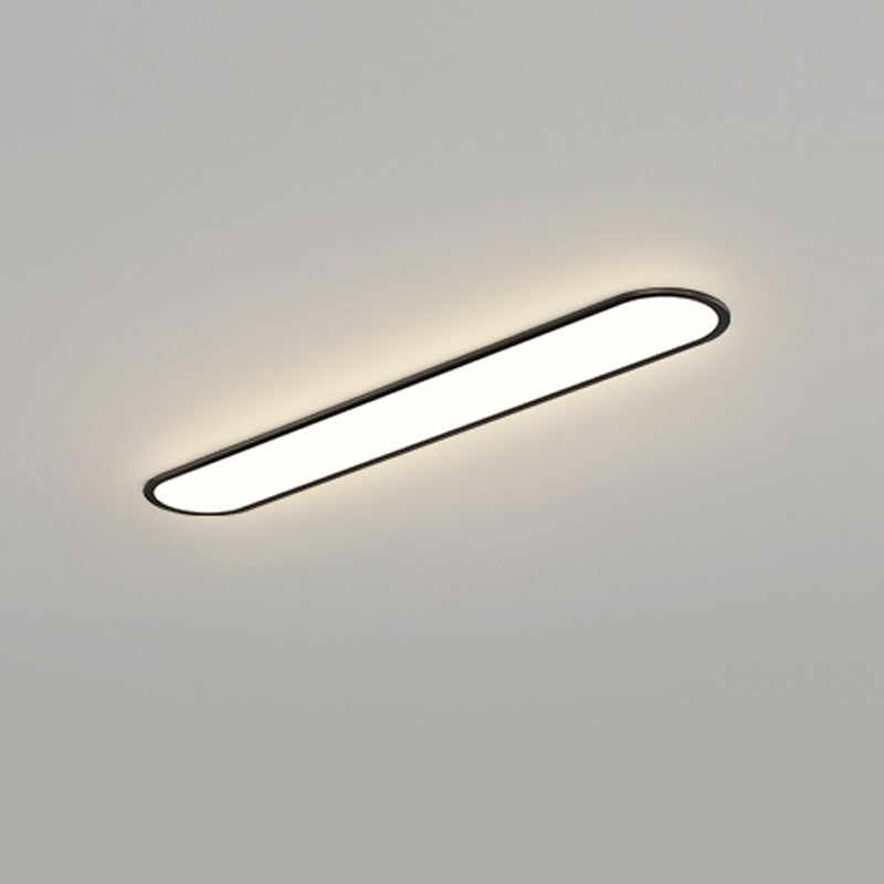 1-Light Ceiling Light Simple LED Ceiling Mount Light with Acrylic Shade for Bedroom