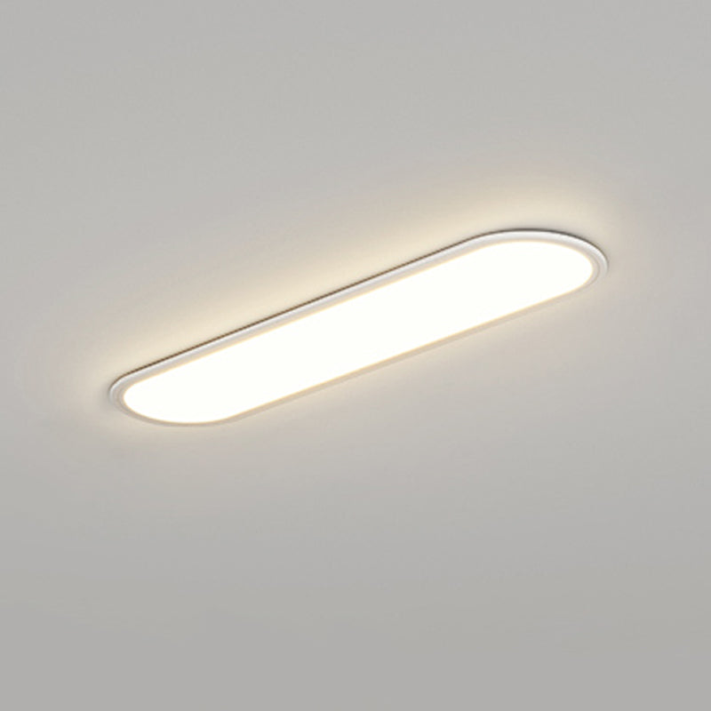 1-Light Ceiling Light Simple LED Ceiling Mount Light with Acrylic Shade for Bedroom