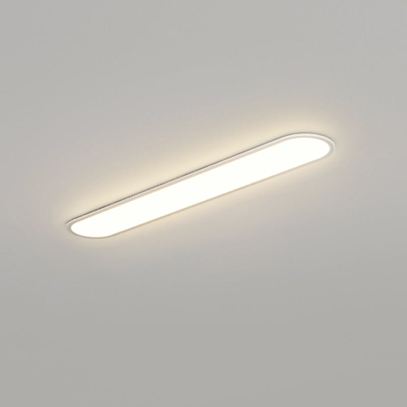1-Light Ceiling Light Simple LED Ceiling Mount Light with Acrylic Shade for Bedroom