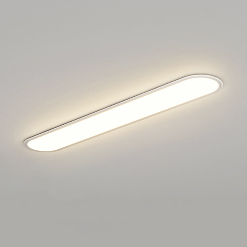 1-Light Ceiling Light Simple LED Ceiling Mount Light with Acrylic Shade for Bedroom