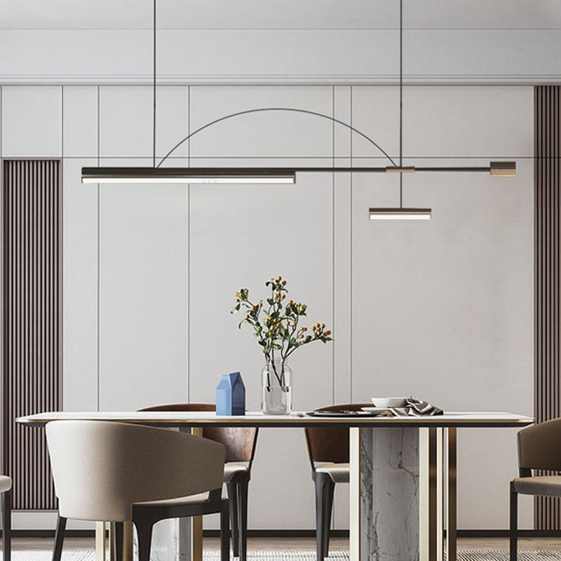 Metal Ceiling Pendant Light Modern LED Island Lighting Ideas for Kitchen