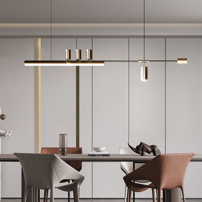 Metal Ceiling Pendant Light Modern LED Island Lighting Ideas for Kitchen
