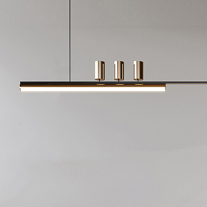 Metal Ceiling Pendant Light Modern LED Island Lighting Ideas for Kitchen