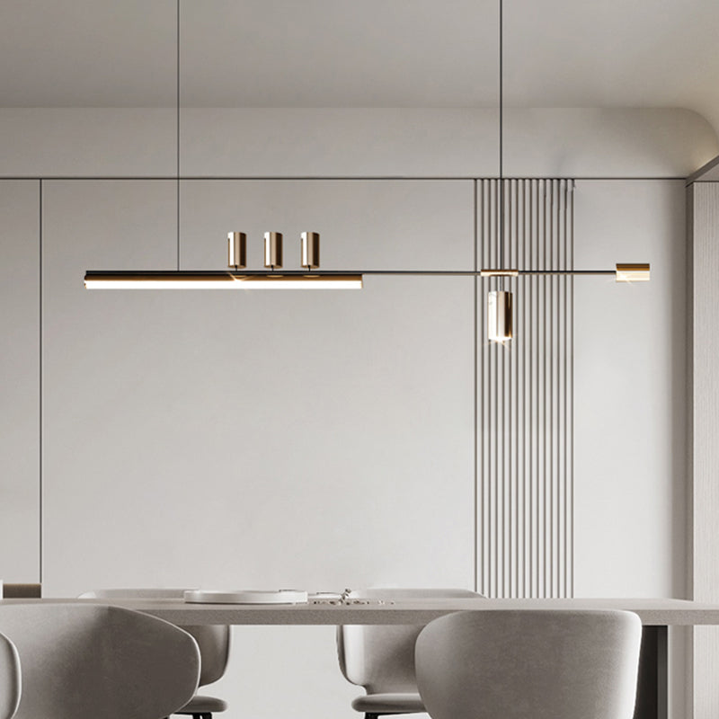 Metal Ceiling Pendant Light Modern LED Island Lighting Ideas for Kitchen