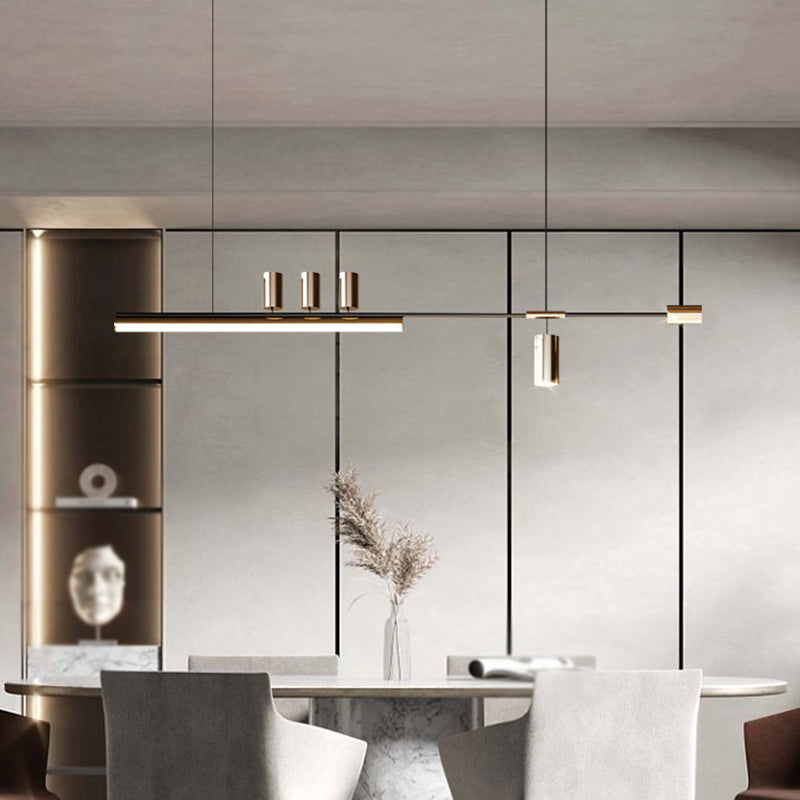 Metal Ceiling Pendant Light Modern LED Island Lighting Ideas for Kitchen