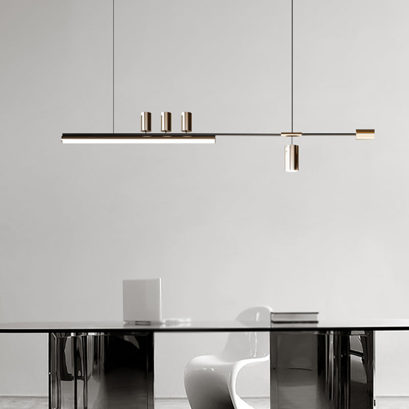 Metal Ceiling Pendant Light Modern LED Island Lighting Ideas for Kitchen