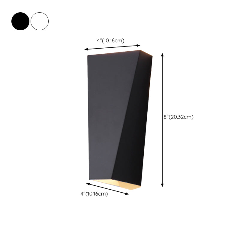 LED Wall Lamp Modern Style Wall Mount Lamp with Iron Shade for Bedroom