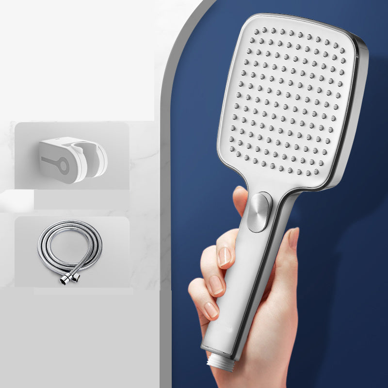 Modern Self-Cleaning Hand Shower Adjustable Spray Pattern Wall-Mount Showerhead