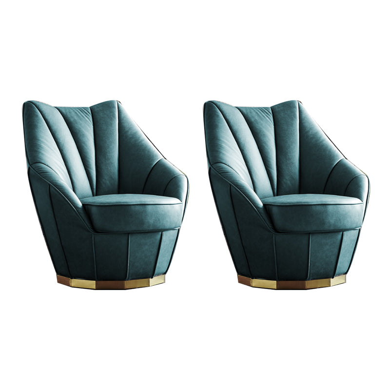Sloped Arms Side Chair Arms Included Lounge Chair for Living Room