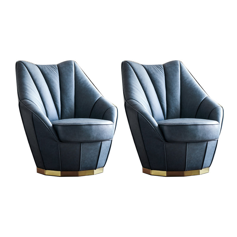 Sloped Arms Side Chair Arms Included Lounge Chair for Living Room
