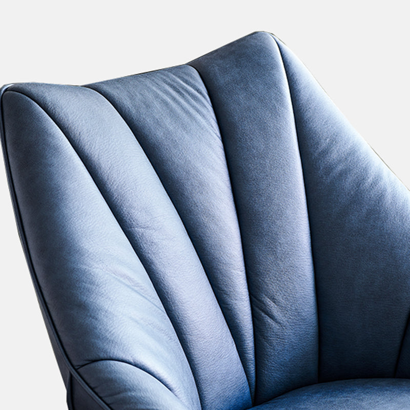 Sloped Arms Side Chair Arms Included Lounge Chair for Living Room