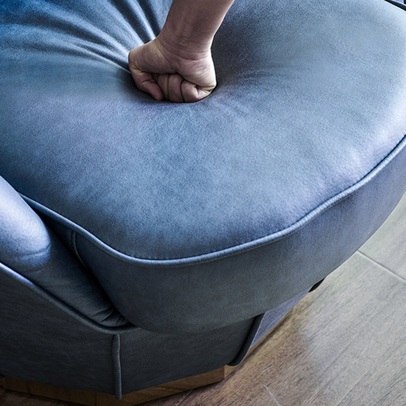 Sloped Arms Side Chair Arms Included Lounge Chair for Living Room
