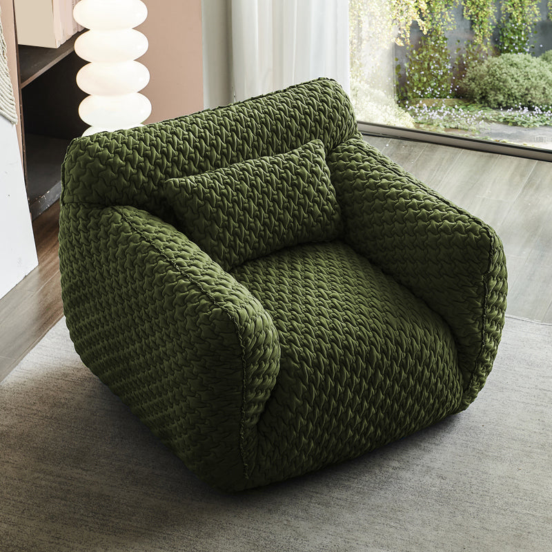 Polyester Twill Side Chair Arms Included Lounge Chair for Living Room