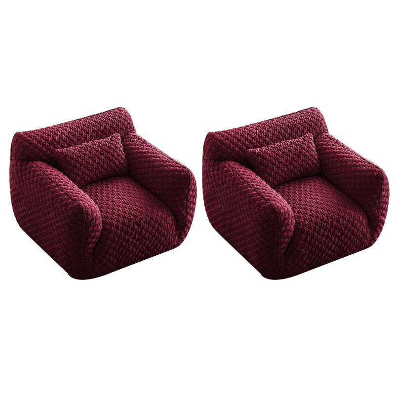 Polyester Twill Side Chair Arms Included Lounge Chair for Living Room