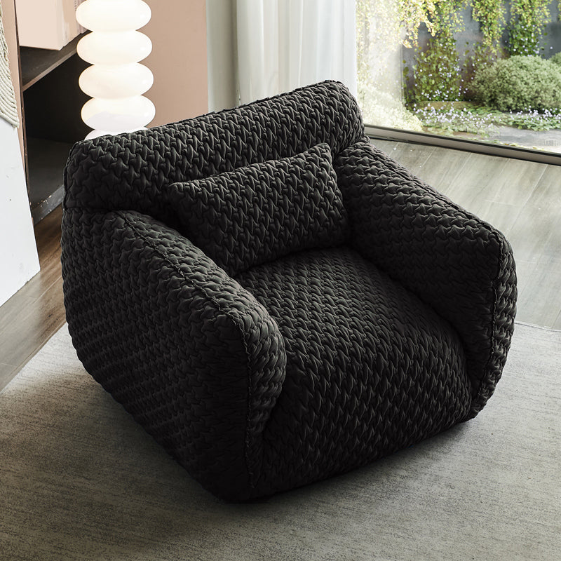 Polyester Twill Side Chair Arms Included Lounge Chair for Living Room