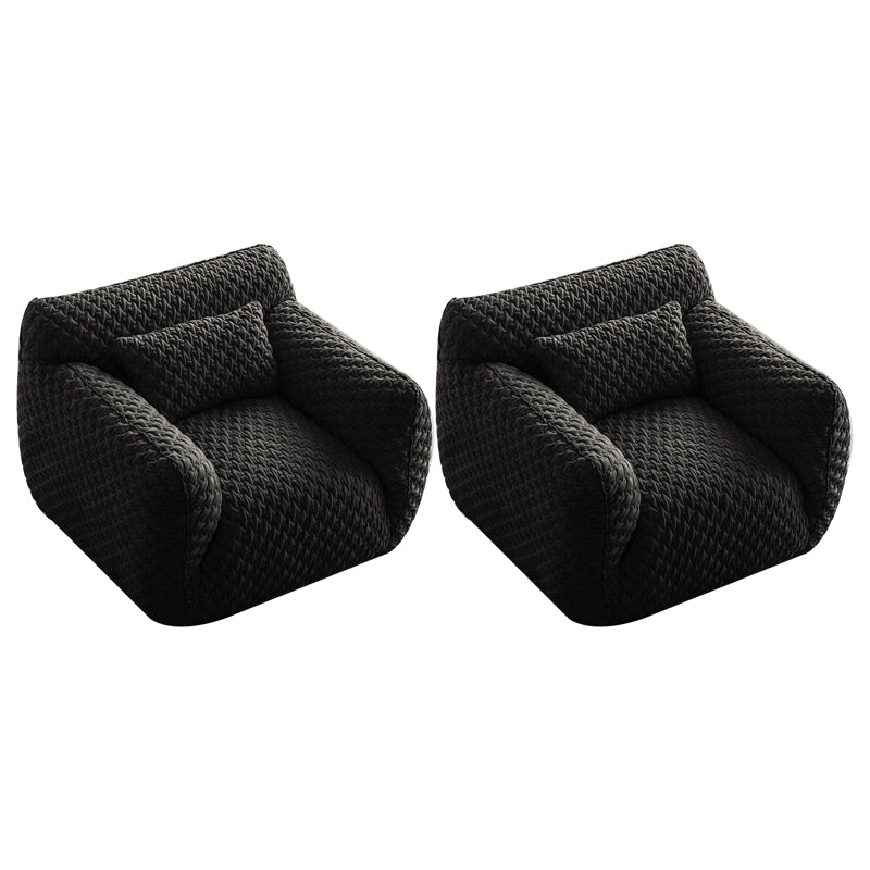 Polyester Twill Side Chair Arms Included Lounge Chair for Living Room