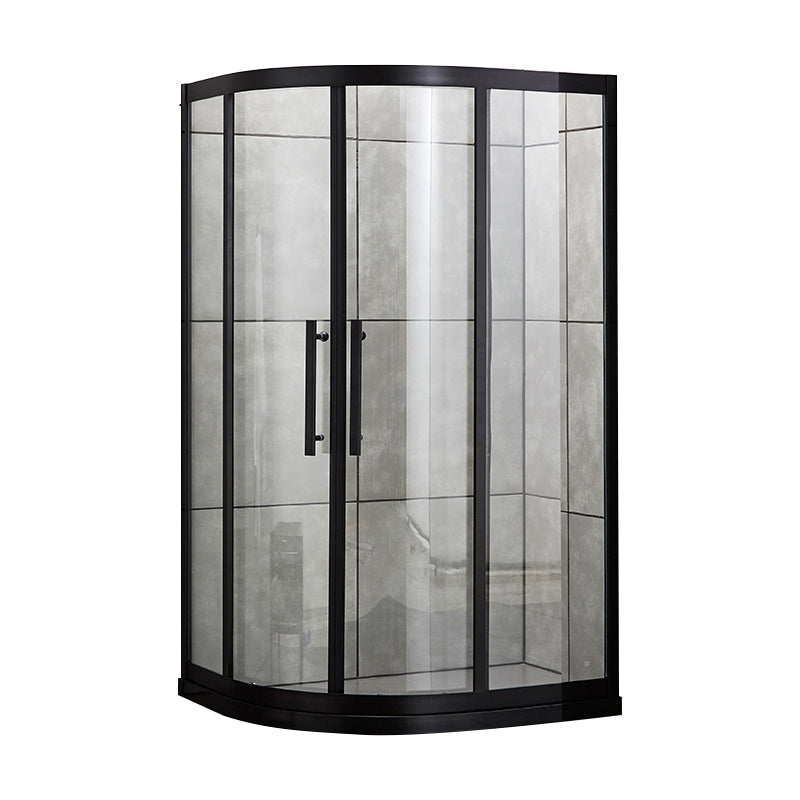 Transparent Shower Bath Door Double Sliding Tempered Shower Doors