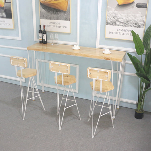 Modern Style Bar Dining Table Rectangle Bar Table for Kitchen