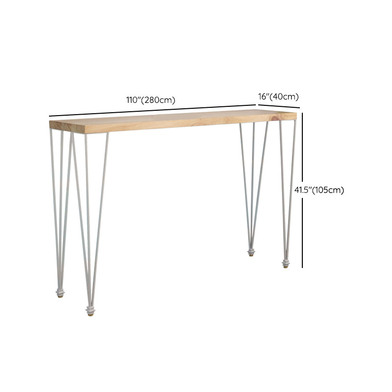 Modern Style Bar Dining Table Rectangle Bar Table for Kitchen