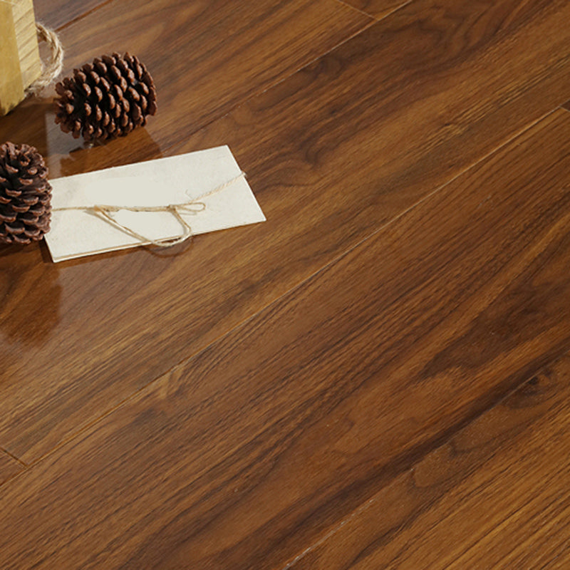 Traditional Flooring Planks Solid Wood Water Resistant Click Lock Wooden Floor