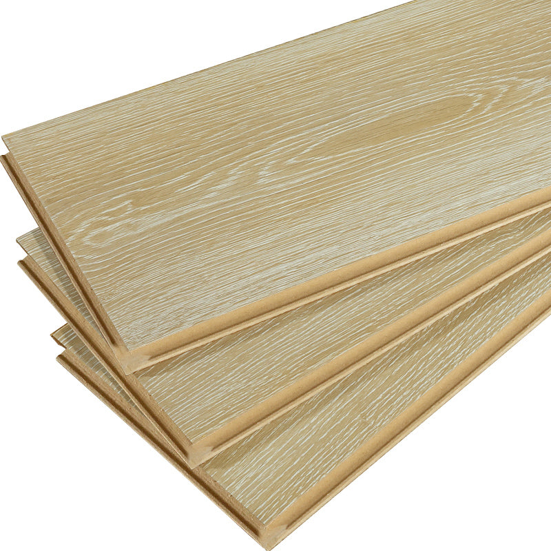 Traditional Flooring Planks Solid Wood Water Resistant Click Lock Wooden Floor