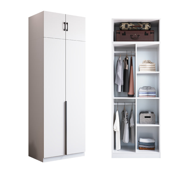 Engineered Wood Wardrobe Cabinet Modern Style Soft Close Doors Wardrobe Closet