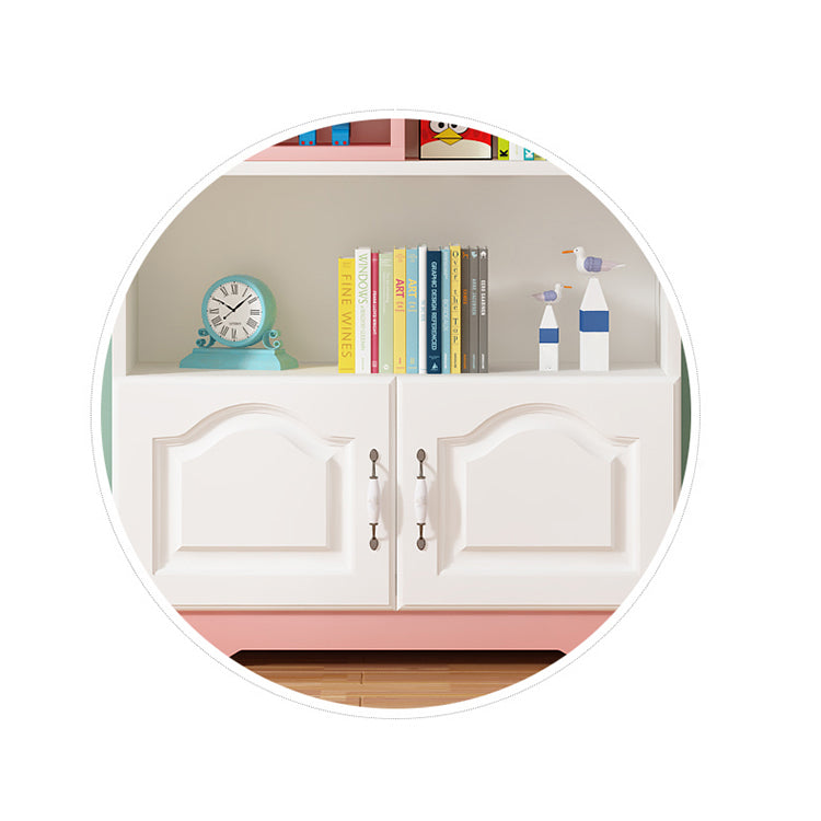 Scandinavian Standard Kids Bookcase Manufactured Wood Shelf in Matte