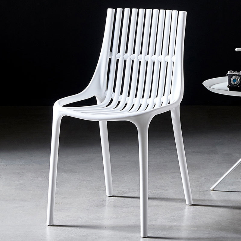 Modern Indoor-Outdoor Chair Plastic Stacking Outdoors Dining Chairs