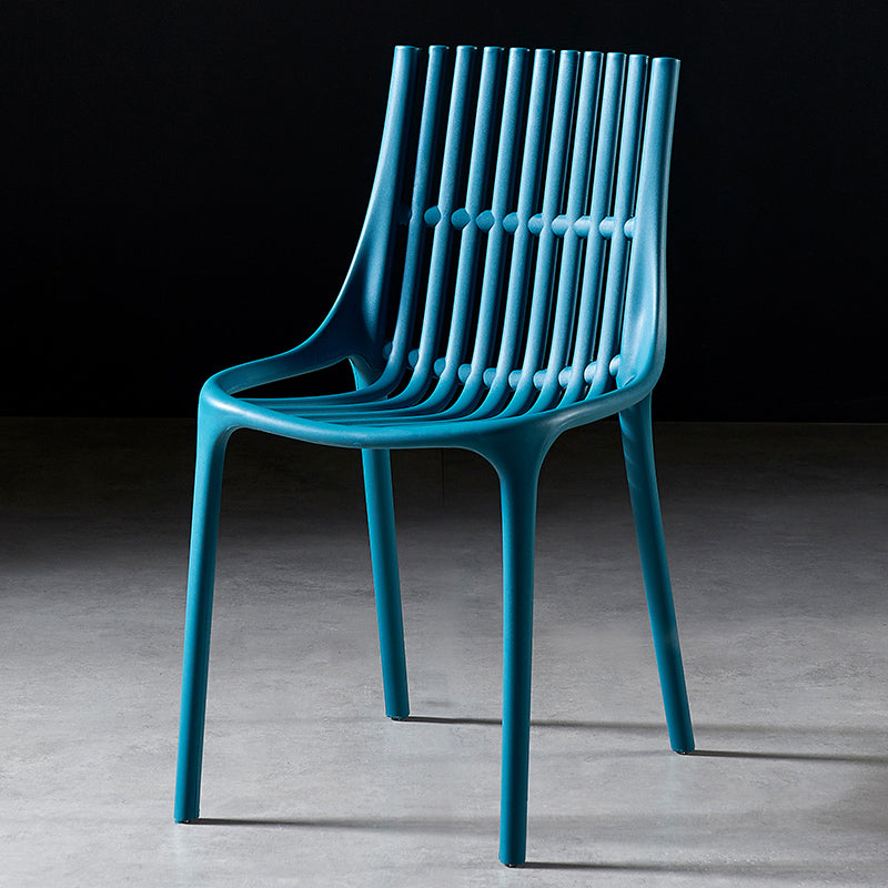 Modern Indoor-Outdoor Chair Plastic Stacking Outdoors Dining Chairs