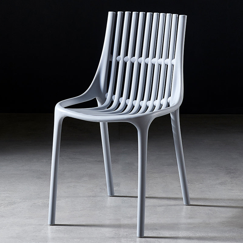 Modern Indoor-Outdoor Chair Plastic Stacking Outdoors Dining Chairs