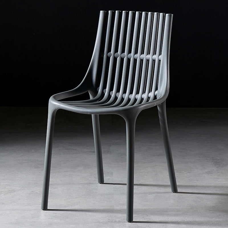 Modern Indoor-Outdoor Chair Plastic Stacking Outdoors Dining Chairs