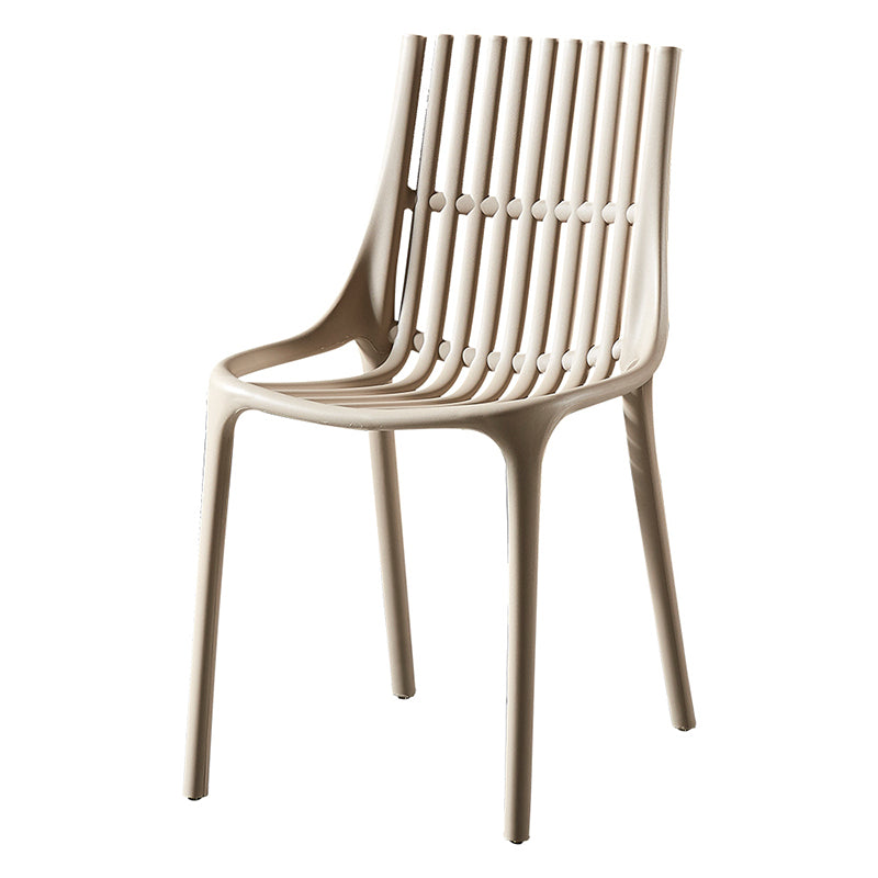 Modern Indoor-Outdoor Chair Plastic Stacking Outdoors Dining Chairs