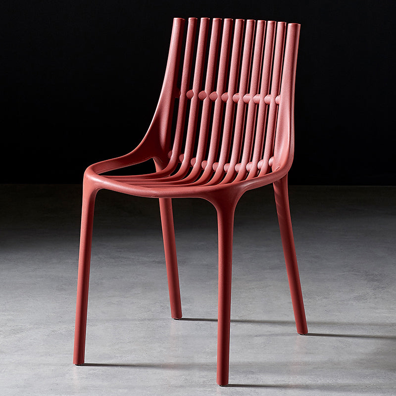 Modern Indoor-Outdoor Chair Plastic Stacking Outdoors Dining Chairs