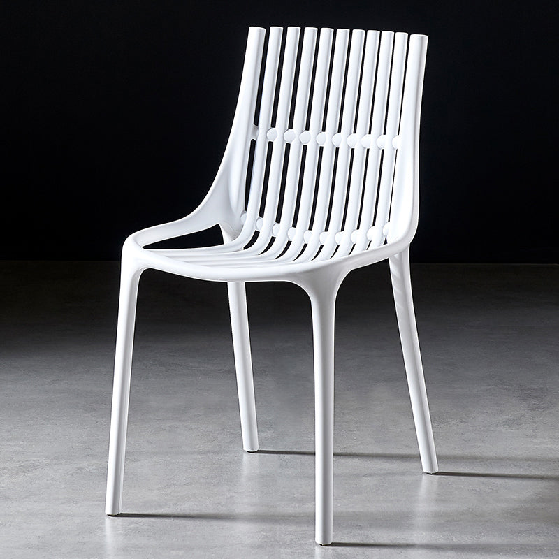 Modern Indoor-Outdoor Chair Plastic Stacking Outdoors Dining Chairs
