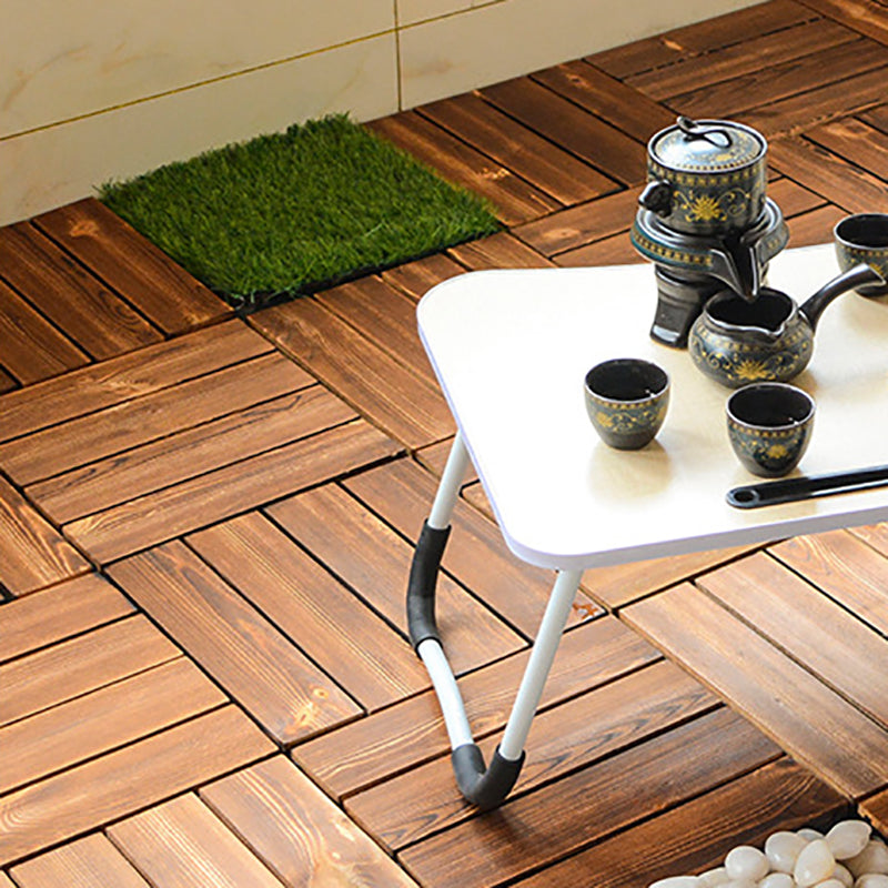 Wood Deck/Patio Flooring Tiles Snapping Installation Floor Board Tiles