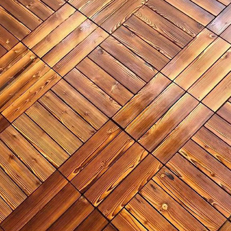 Wood Deck/Patio Flooring Tiles Snapping Installation Floor Board Tiles