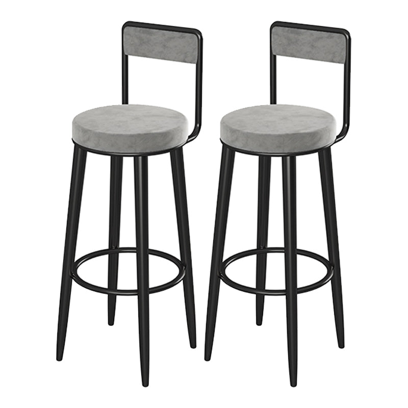Glam Bistro Set 1/2/3 Pieces Stone Bar-Height Bar table with Upholstered Stools