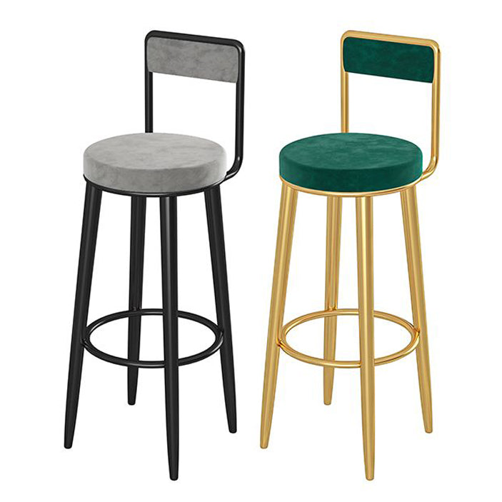 Glam Bistro Set 1/2/3 Pieces Stone Bar-Height Bar table with Upholstered Stools