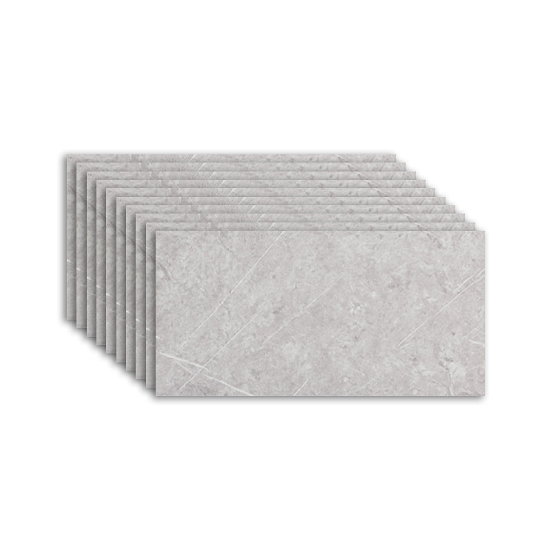 Rectangular Fire Resistant Tile PVC Singular Peel & Stick Tile for Backsplash Wall