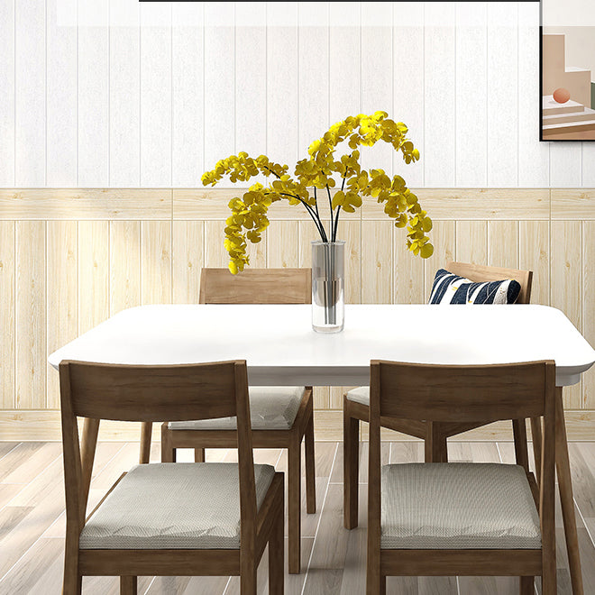 Modern Imitation Wood Grain Wall Access Panel Peel and Stick Foam Baseboard Panel