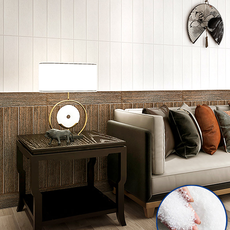 Modern Imitation Wood Grain Wall Access Panel Peel and Stick Foam Baseboard Panel