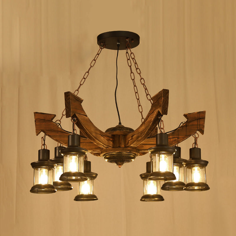 8 LUMIÈRES PENDANT LAMPE SUSPENSION DE VERNE CARRE