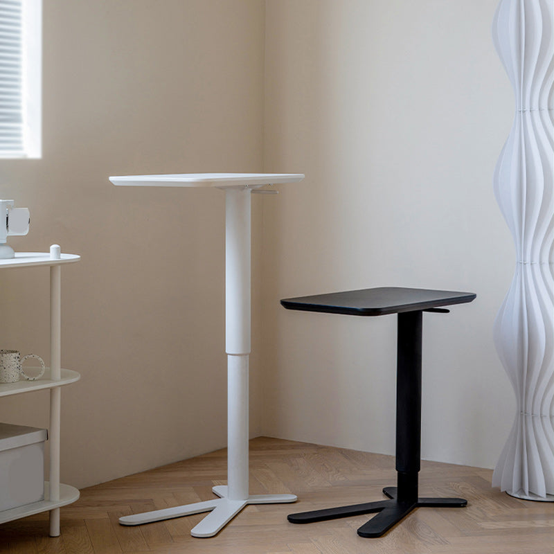 13" Wide Contemporary Corner Table Metal Rectangular Accent Side Table