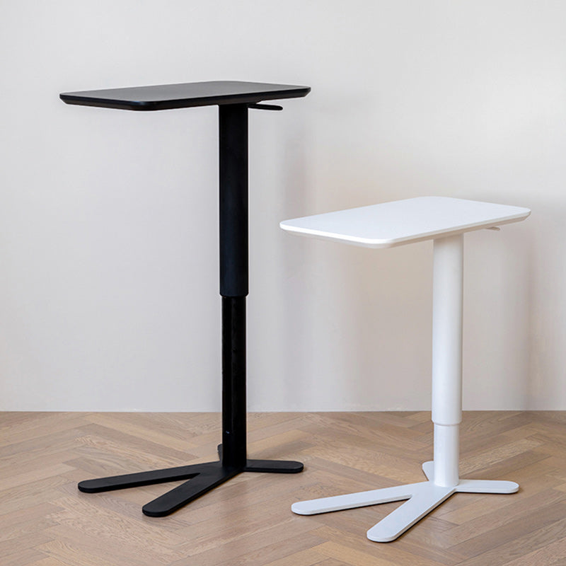 13" Wide Contemporary Corner Table Metal Rectangular Accent Side Table