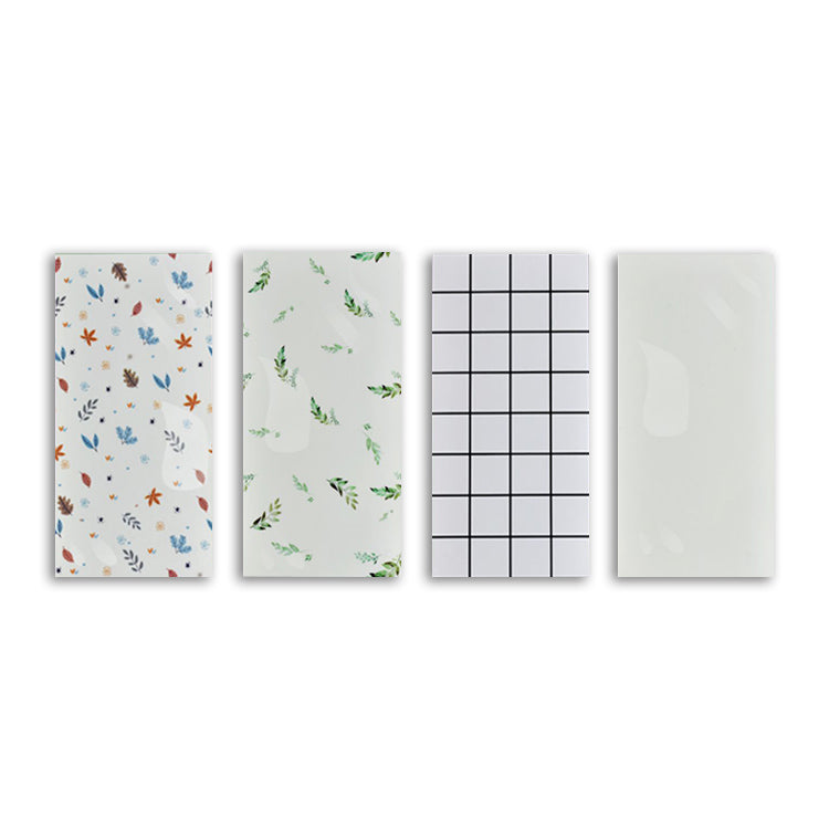 Single Tile Wallpaper Contemporary Plastic Peel and Stick Wall Tile