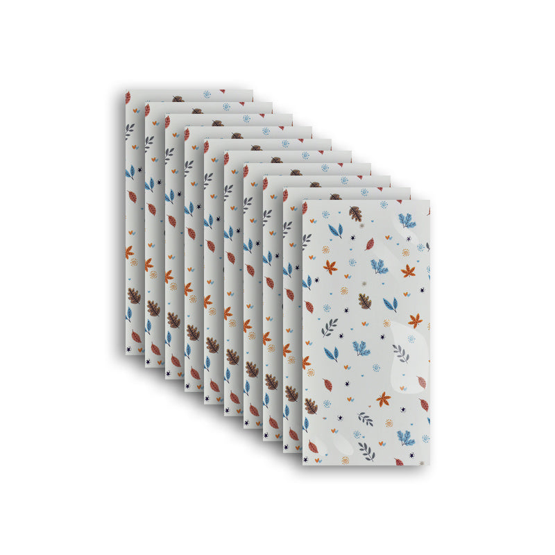 Single Tile Wallpaper Contemporary Plastic Peel and Stick Wall Tile