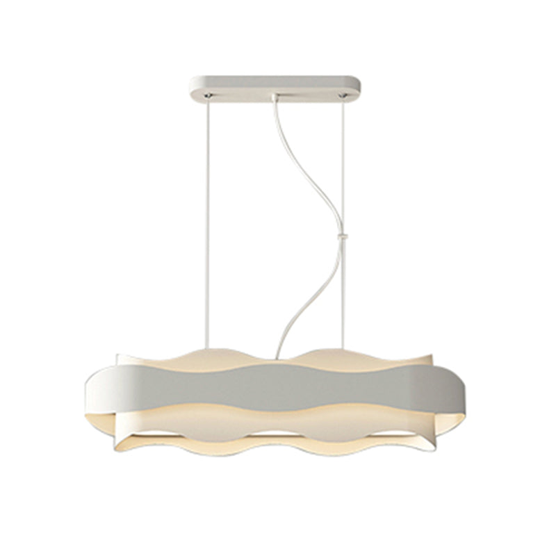 Modern Metal Pendant Light Geometric Shape Island Light with Acrylic Shade for Living Room
