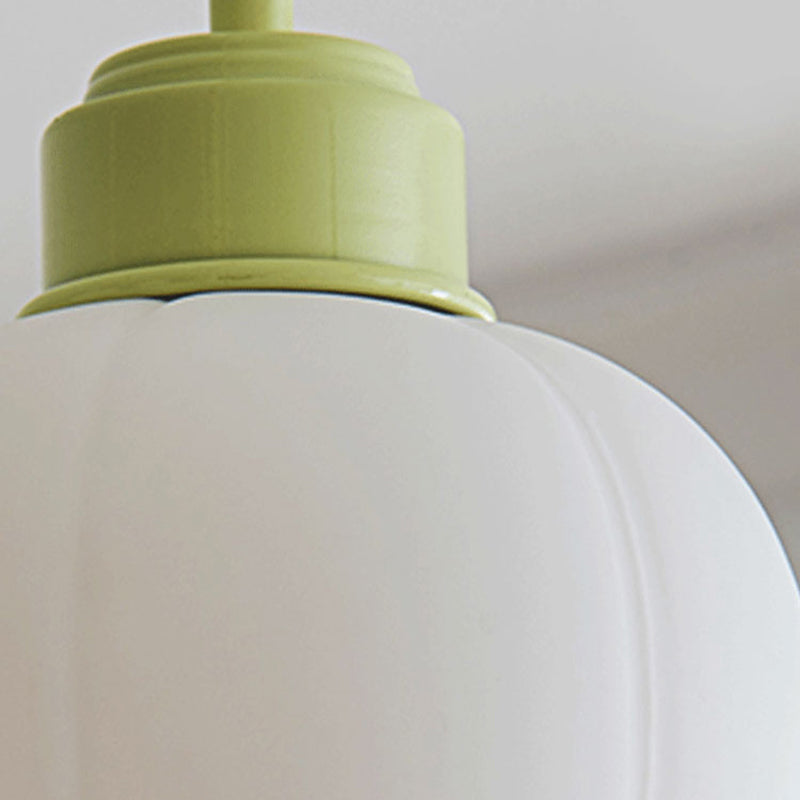 Contemporary 1-Light Wall Sconce Lighting Glass Shade Wall Lamp for Bedroom