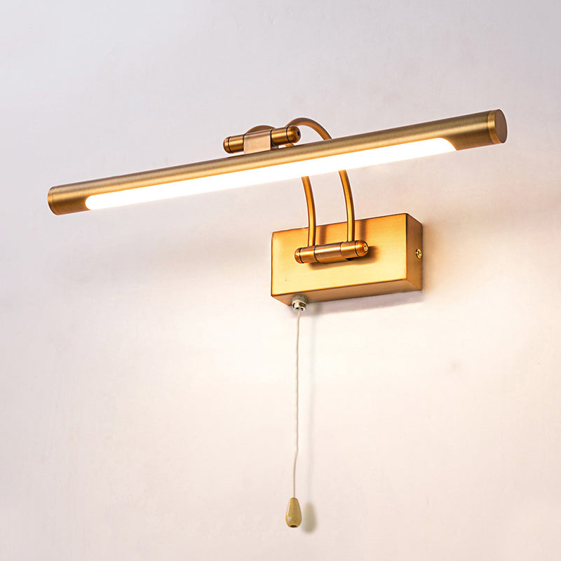 LED Mirror Front Light Modern Simple Vanity Light with Plastic Shade for Bathroom