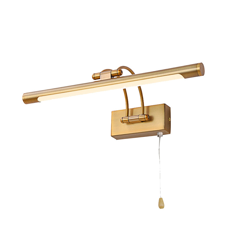 LED Mirror Front Light Modern Simple Vanity Light with Plastic Shade for Bathroom